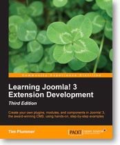 Learning Joomla! 3 Extension Development - book cover Learning Joomla! 3 Extension Development - book cover