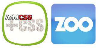 Icone di AddCSS e ZOO