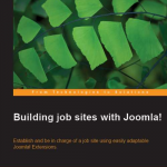 La copertina del libro Building Job sites with Joomla