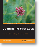 La copertina del libro "Joomla! 1.6 First Look"